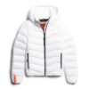 Hooded Microfibre Padded Jacket