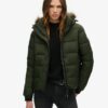 Hooded Mid Layer Short Jacket