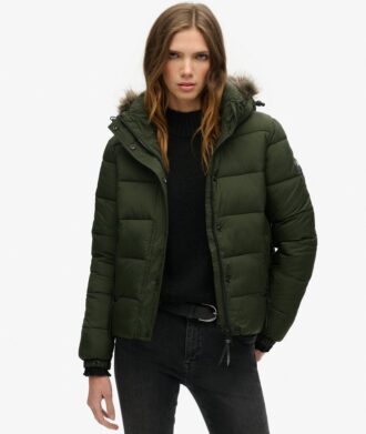 Hooded Mid Layer Short Jacket