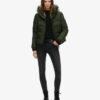 Hooded Mid Layer Short Jacket