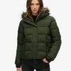 Hooded Mid Layer Short Jacket