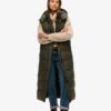 Hooded Ripstop Longline Gilet