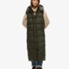 Hooded Ripstop Longline Gilet