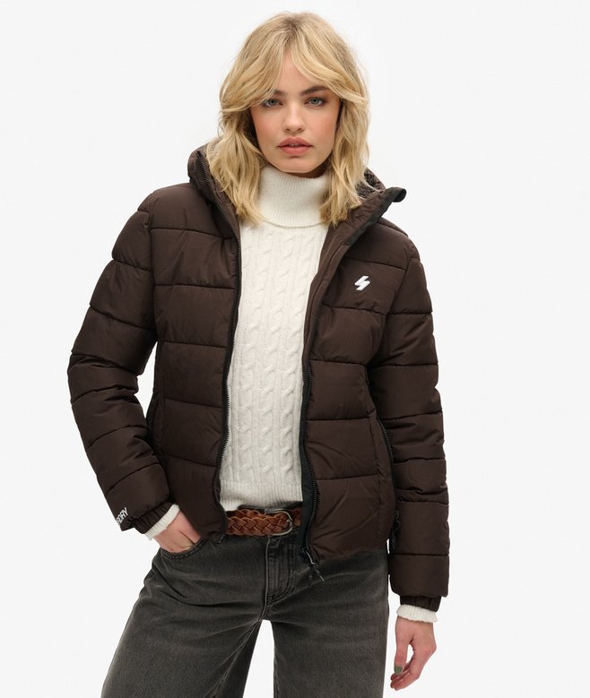 Hooded Spirit Sports Puffer Jacket Hooded Spirit Sports Puffer Jacket