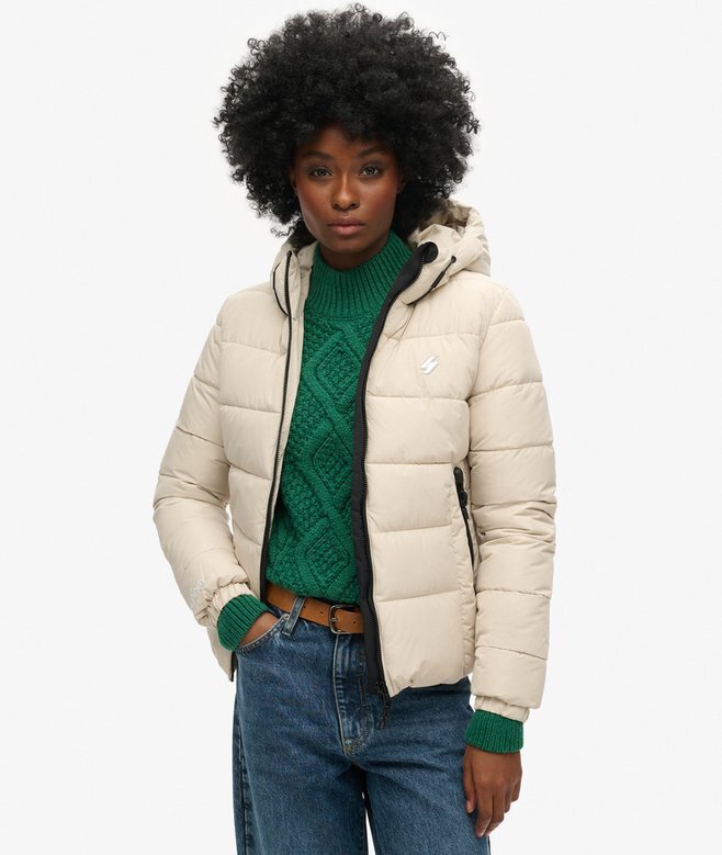Hooded Spirit Sports Puffer Jacket Hooded Spirit Sports Puffer Jacket