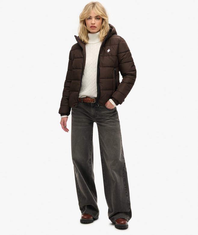 Hooded Spirit Sports Puffer Jacket Hooded Spirit Sports Puffer Jacket