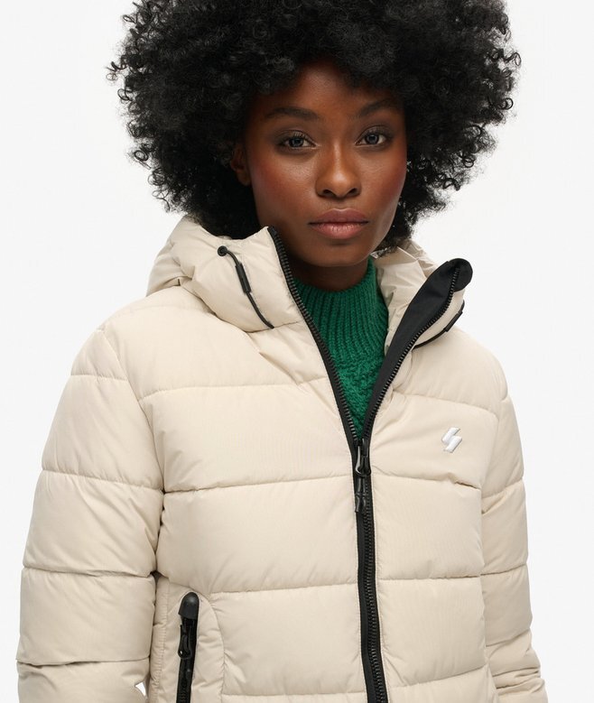 Hooded Spirit Sports Puffer Jacket Hooded Spirit Sports Puffer Jacket