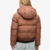 Hooded Sports Puffer Bomber Jacket