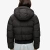 Hooded Sports Puffer Bomber Jacket