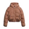 Hooded Sports Puffer Bomber Jacket