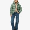Hooded Sports Puffer Jacket