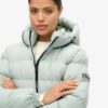 Hooded Sports Puffer Jacket