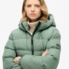 Hooded Sports Puffer Jacket