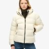 Hooded Sports Puffer Jacket