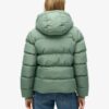 Hooded Sports Puffer Jacket
