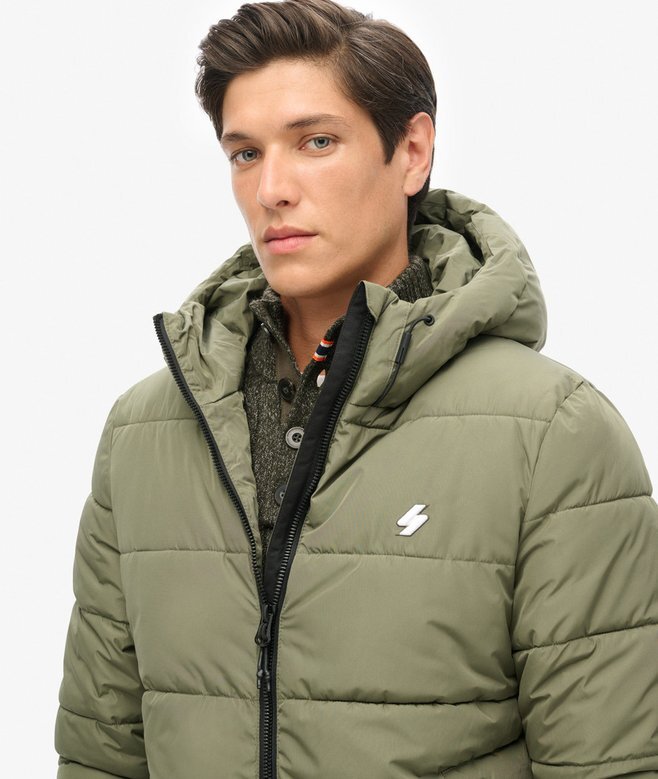 Hooded Sports Puffer Jacket Hooded Sports Puffer Jacket