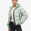 Hooded Sports Puffer Jacket