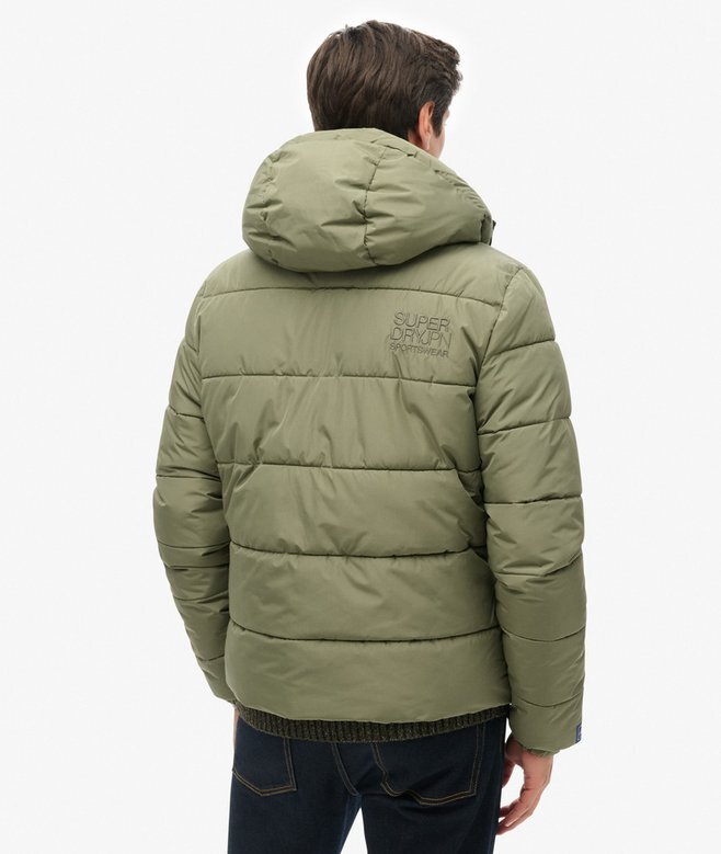 Hooded Sports Puffer Jacket Hooded Sports Puffer Jacket