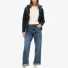 Hooded Storm Knit Hybrid Jacket