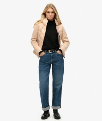 Hooded Storm Knit Hybrid Jacket