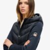 Hooded Storm Knit Hybrid Jacket