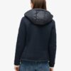 Hooded Storm Knit Hybrid Jacket