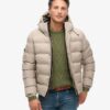 Hooded Tweed Sports Puffer Jacket Hooded Tweed Sports Puffer Jacket