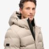Hooded Tweed Sports Puffer Jacket Hooded Tweed Sports Puffer Jacket