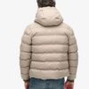 Hooded Tweed Sports Puffer Jacket Hooded Tweed Sports Puffer Jacket