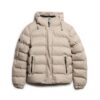 Hooded Tweed Sports Puffer Jacket Hooded Tweed Sports Puffer Jacket