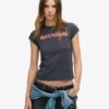 Iron Maiden X Superdry Cap Sleeve Band T-Shirt