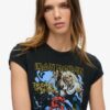 Iron Maiden X Superdry Cap Sleeve Band T-Shirt