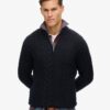 Jacob Cable Knit Half Zip Jumper
