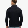 Jacob Cable Knit Half Zip Jumper