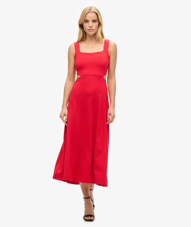 Jersey Cutout Midi Dress Jersey Cutout Midi Dress