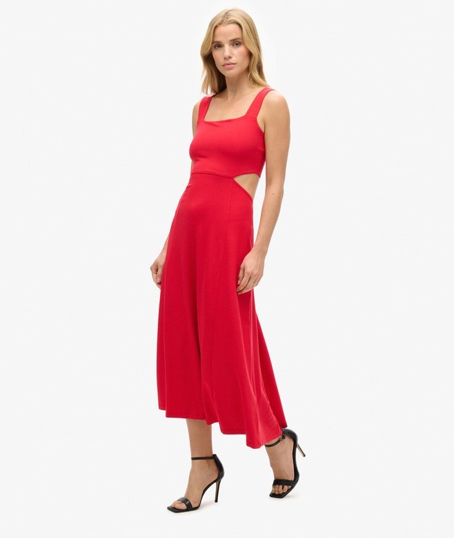 Jersey Cutout Midi Dress Jersey Cutout Midi Dress