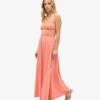 Jersey Lace Maxi Dress