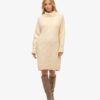 Knitted Roll Neck Jumper Dress