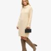 Knitted Roll Neck Jumper Dress