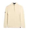 Knitted Rugby Half Zip Jumper