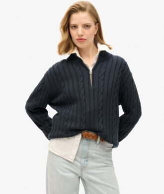 Knitted Rugby Henley Jumper