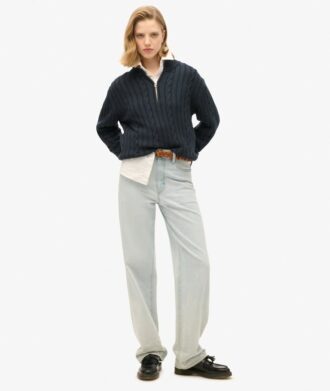 Knitted Rugby Henley Jumper