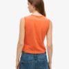 La Vintage Logo Graphic Slim Vest Top