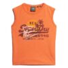 La Vintage Logo Graphic Slim Vest Top