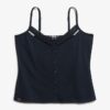 Lace Button Through Cami Top
