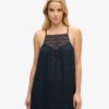 Lace Halter Maxi Beach Dress