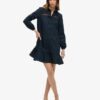 Lace Mix Shirt Dress