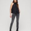 Lace Sleeveless High Neck Top