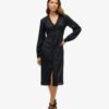 Lace Trim Midi Dress