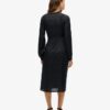 Lace Trim Midi Dress